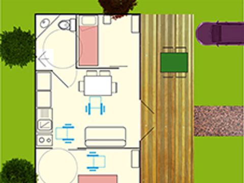 CHALET 6 personnes - MAREE - PMR