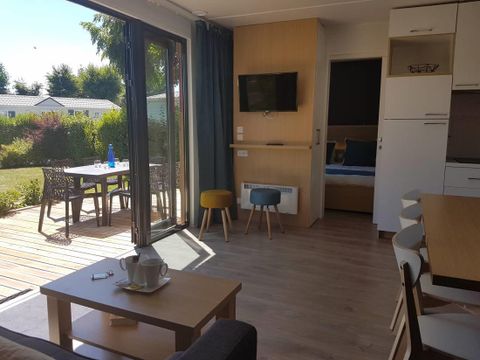 MOBILHOME 5 personnes - Lodge Les Voiles 40m² Premium (2 chambres)