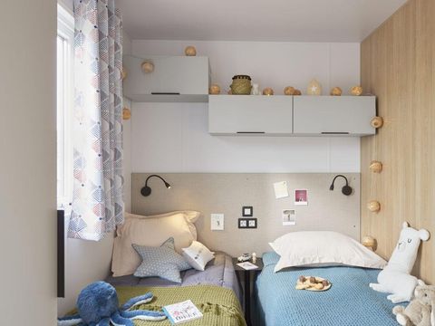 MOBILHOME 4 personnes - 30m² Confort (2 chambres) avec Terrasse semi couverte 15m²