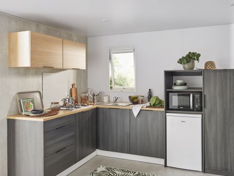 MOBILHOME 4 personnes - 24m² Confort (2 chambres) avec Terrasse semi couverte 7,5m²