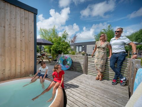 LODGE 4 personnes - Lodge Les Voiles 35m² Premium avec Spa (2 chambres)