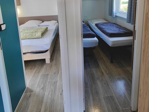 Mobilhome 4 personnes - 28 m² - 2 chambres - TP - Le Pilet - Le Soucher - La Mésange - La Mouette - Le Pluvier