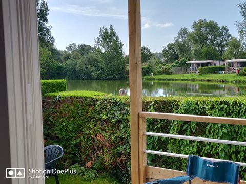 Mobilhome 4 personnes - 2 chambres - Vue étang- lits gigogne