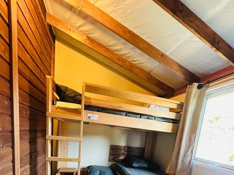 MOBILHOME 7 personnes - ECO LODGE 2 chambres 7 personnes un lit double et 2 lits simples et 1 lit pont