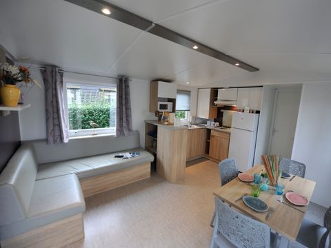 MOBILHOME 4 personnes - Mobil home confort + 2 chambres  Rapidhome beige
