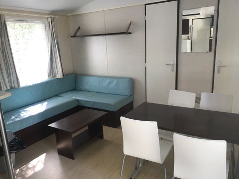 MOBILHOME 4 personnes - Standard 26m² - 2 chambres + Terrasse + TV + Clim