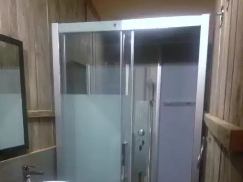 TENTE TOILE ET BOIS 4 personnes - Safari Confort 27m² - 2 chambres + terrasse couverte