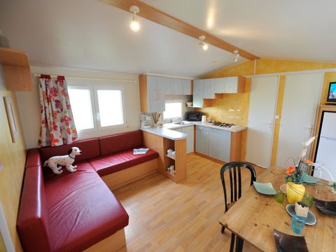 MOBILHOME 6 personnes - Confort 2 chambres - Entre 30 et 35 m²  +5ans