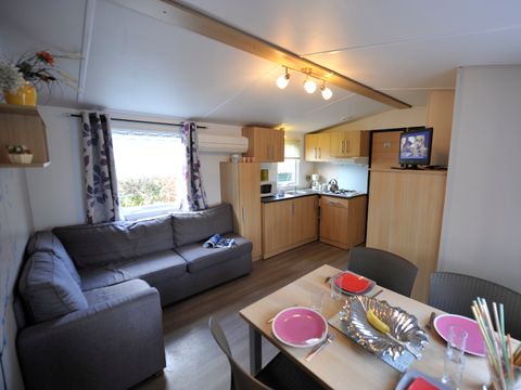MOBILHOME 6 personnes - Confort 3 chambres - Entre 30 et 35 m²  +5ans