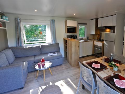 MOBILHOME 8 personnes - 3 chambres - PREMIUM - 2 salles de bain - 36 et 40 m²