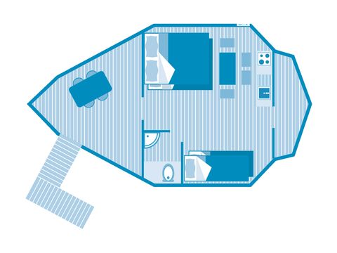 HÉBERGEMENT INSOLITE 5 personnes - Cabane ZEN 5p 2ch