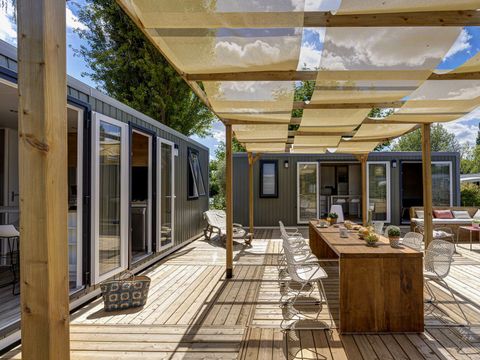 MOBILHOME 10 personnes - COTTAGE FRIENDS 10p 5ch ****