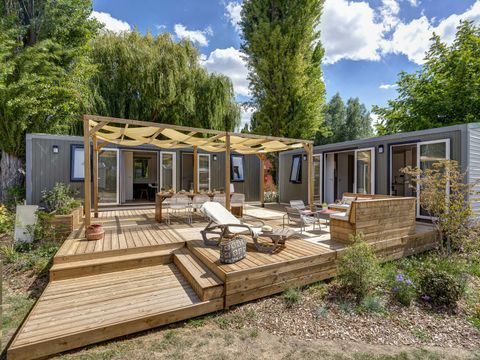 MOBILHOME 10 personnes - COTTAGE FRIENDS 10p 5ch ****
