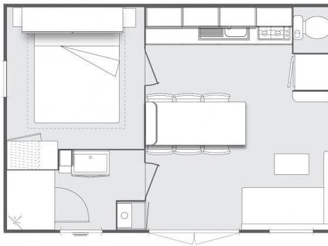 MOBILHOME 6 personnes - MH3 30 m²