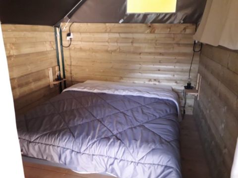 LODGE 5 personnes - Tente écolodge Toile de Savel 2 chambres