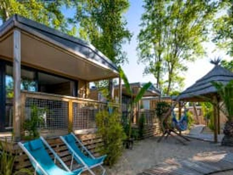 MOBILHOME 4 personnes - Cottage Robinson 4p 2ch Clim ****