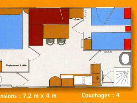 MOBILHOME 4 personnes - COLORADO