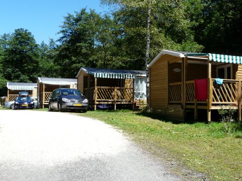MOBILHOME 6 personnes - Mobile Home Standard Loggia 26m² - 2 chambres + terrasse couverte 9m² + TV 4/6 pers