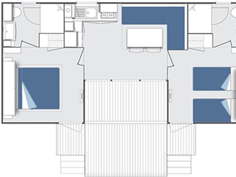MOBILHOME 6 personnes - Uvéa mercredi 4/6 prs