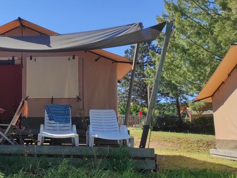 TENTE TOILE ET BOIS 5 personnes - Tente Safari Family eco 5 pers