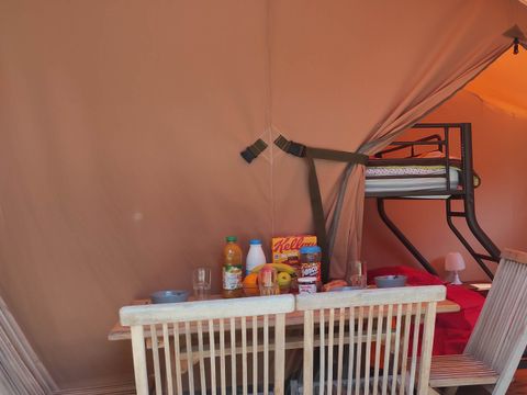 TENTE TOILE ET BOIS 5 personnes - Tente Safari Family eco 5 pers