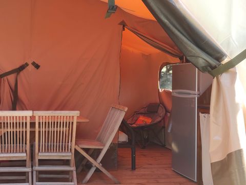 TENTE TOILE ET BOIS 5 personnes - Tente Safari Family eco 5 pers