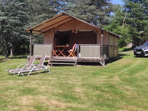 TENTE TOILE ET BOIS 5 personnes - Tente Safari Lodge vue lac 5 pers