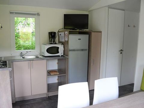 MOBILHOME 6 personnes - Mobilhome 31 m² / 3 chambres - Terrasse semi-couverte TV 6 pers