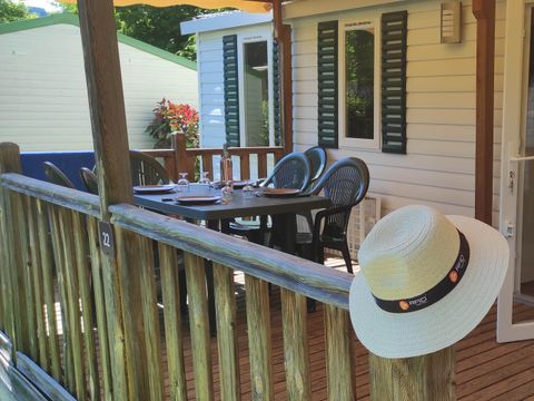 MOBILHOME 6 personnes - Mobilhome 31 m² / 3 chambres + TV + climatisation 6 pers