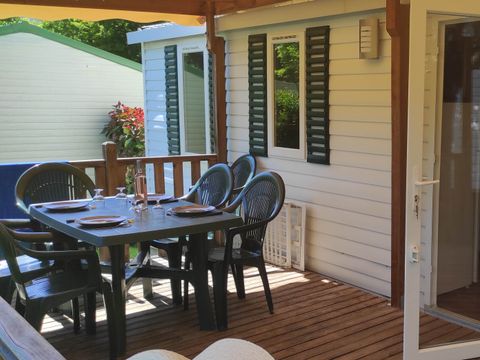 MOBILHOME 6 personnes - Mobilhome 31 m² / 3 chambres + TV + climatisation 6 pers