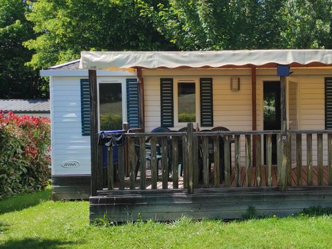 MOBILHOME 6 personnes - Mobilhome 31 m² / 3 chambres + TV + climatisation 6 pers