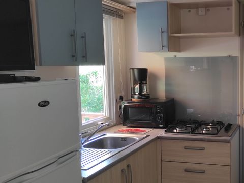 MOBILHOME 6 personnes - Mobilhome 31 m² / 3 chambres + TV + climatisation 6 pers