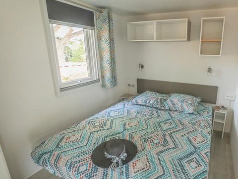 MOBILHOME 5 personnes - Mobil-home Azur Sérénité 24m² - Jacuzzi privatif - 3 pièces - 2 chambres - Climatisation