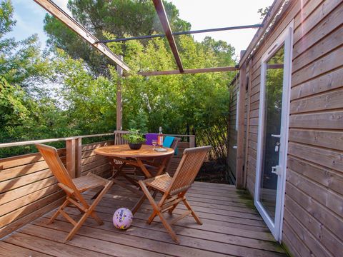 MOBILHOME 4 personnes - Mobil-home Provence Sérénité 25 m² - 3 pièces - 2 chambres - Climatisation