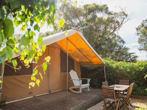 TENTE TOILE ET BOIS 4 personnes - Tente Lodge - sans sanitaires
