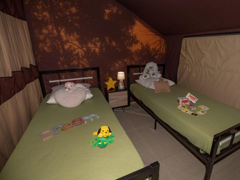 TENTE TOILE ET BOIS 4 personnes - Tente Lodge - sans sanitaires