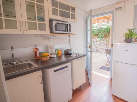 STUDIO 4 personnes - Studio cabine Mimosas Sérénité 18 m² - 2 pièces - 1 chambre - Climatisation
