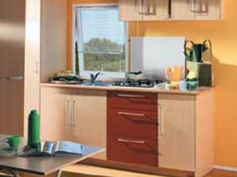 MOBILHOME 5 personnes - 4/5 places climatisé 2 chambres TV