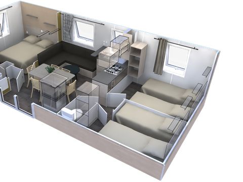 MOBILHOME 8 personnes - PRENIUM "Trigano" (8personnes)