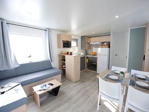 MOBILHOME 4 personnes - Confort Plus 2 chambres - Entre 30 et 35 m²  -5ans