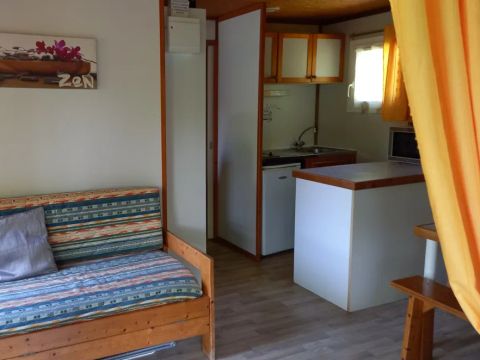 CHALET 5 personnes - Chalet familiale en bois 28m² - 2 chambres Type 2
