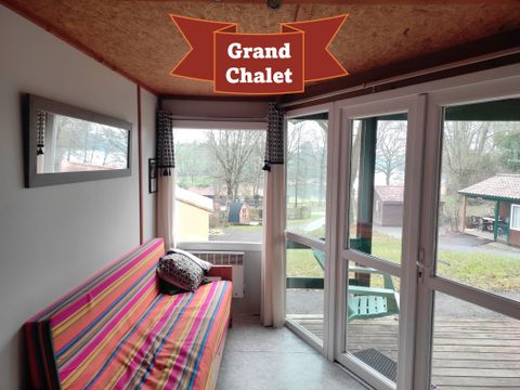 CHALET 6 personnes - Chalet familial en bois 28m² 4/5 personnes avec vue sur le lac