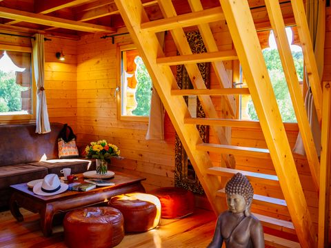 Hébergement 2 personnes - Cabane - Temple perché avec spa