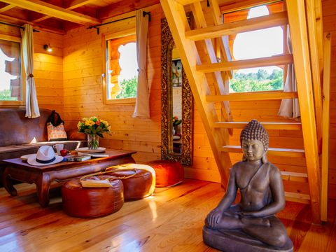 Hébergement 2 personnes - Cabane - Temple perché avec spa