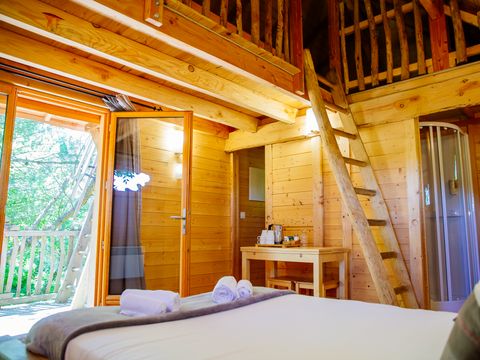 Hébergement 2 personnes - Cabane dans les arbres - Palombière
