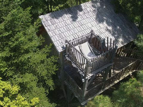 Hébergement 2 personnes - Cabane dans les arbres - Palombière