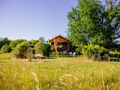 Tente en toile et en bois 2 personnes - Tente Safari