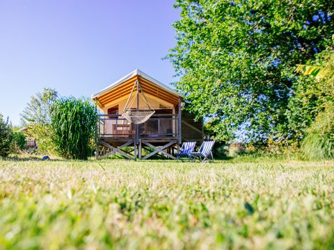 Tente en toile et en bois 2 personnes - Tente Safari