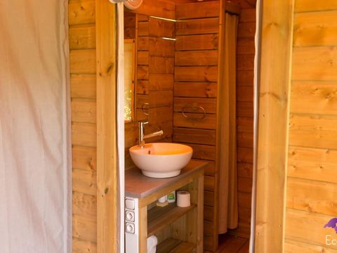 Tente en toile et en bois 2 personnes - Tente Safari