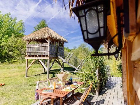 Hébergement 2 personnes - Cabane indonésienne avec spa